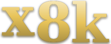 x8k logo